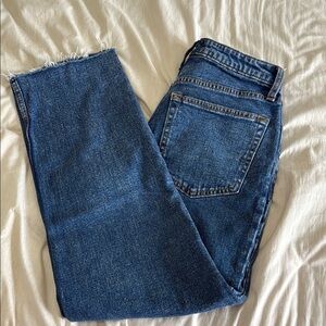 Abercrombie & Fitch Zoe Natural Rise Women's Blue Jeans